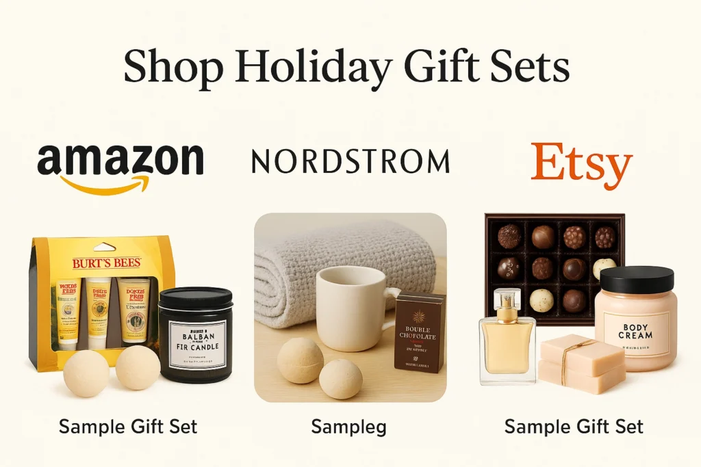 Top retailers offering holiday gift set discounts