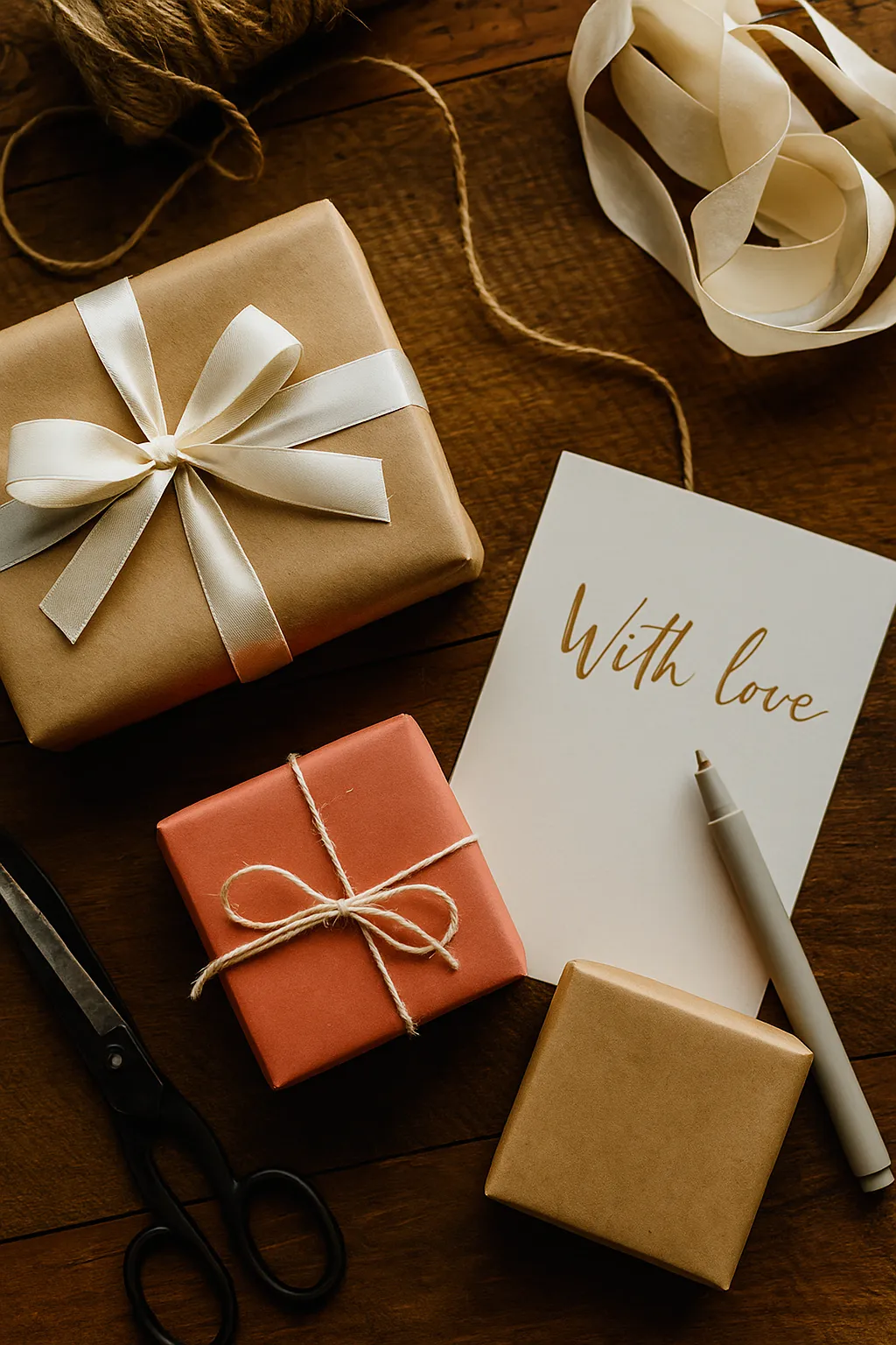 gift wrapping scene