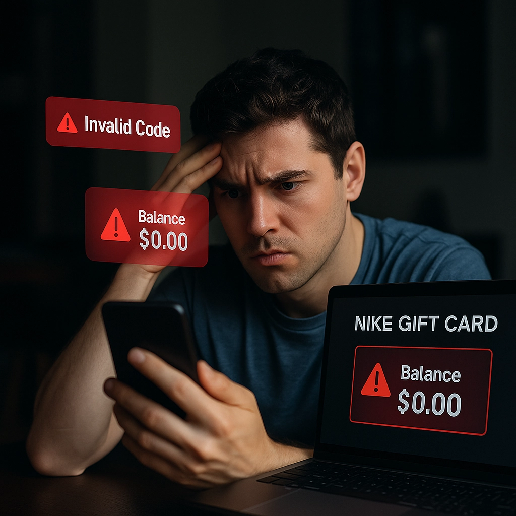 User experiencing gift card balance issues