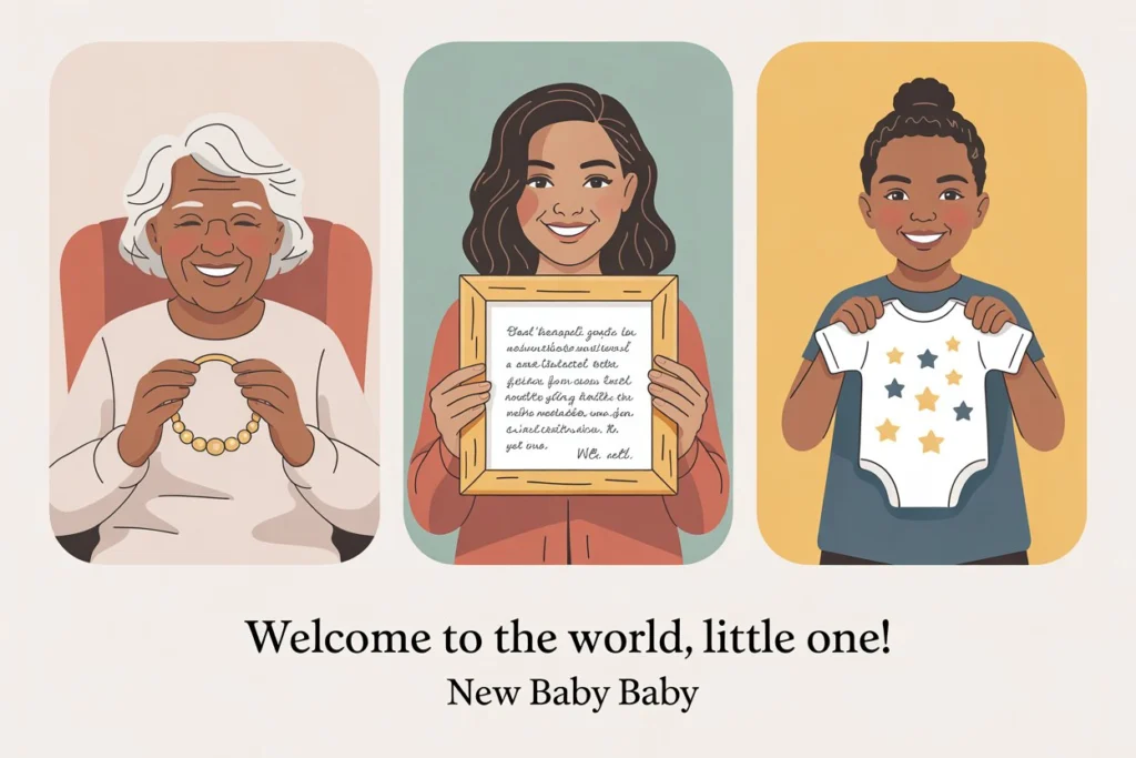 Gift ideas for grandparents, godparents, and friends to give on a 1st birthday.