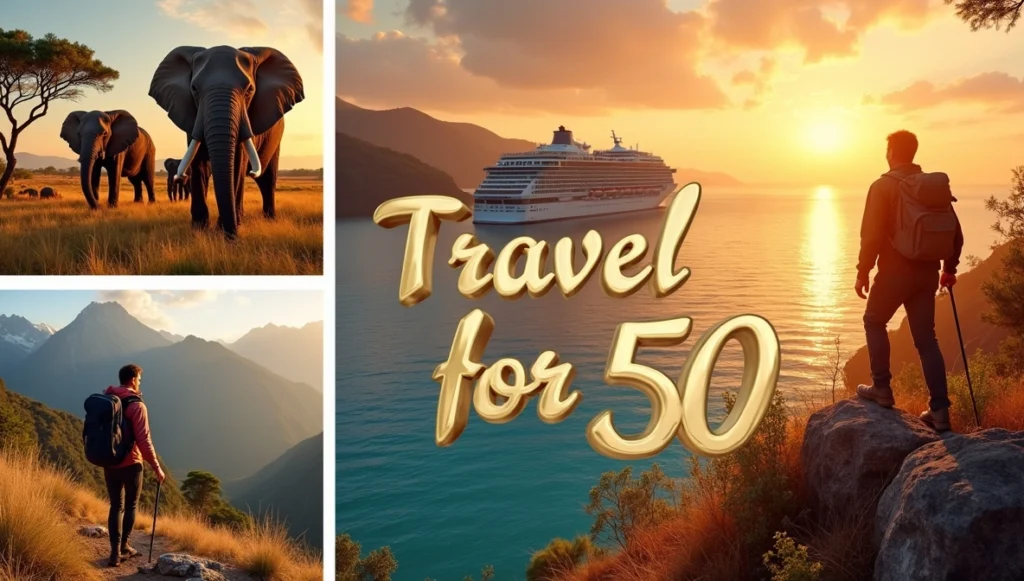 Luxury travel gift ideas for a milestone 50th birthday.