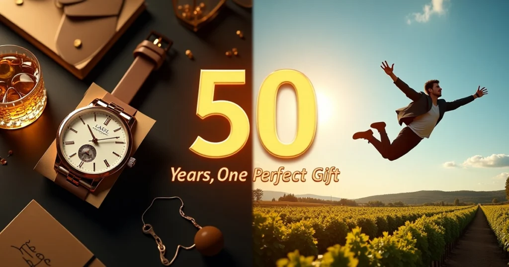 50th birthday gift for men
